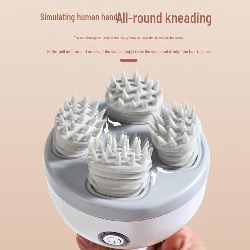 Portable Electric Head and Body Massager: Detachable, Washable, and Perfect for Cats and Humans