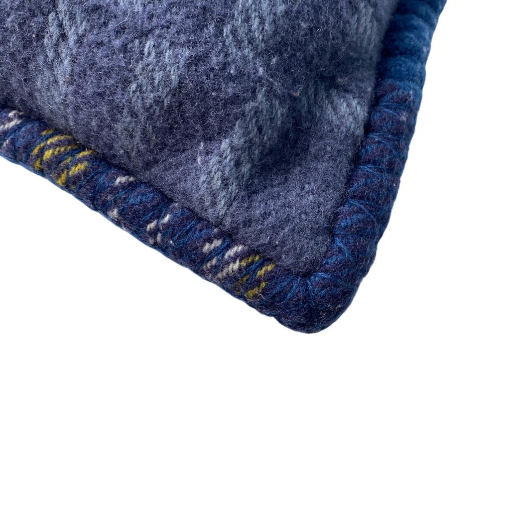 Gebraucht HERMESAndere Accessoires Blau Wolle Unisex