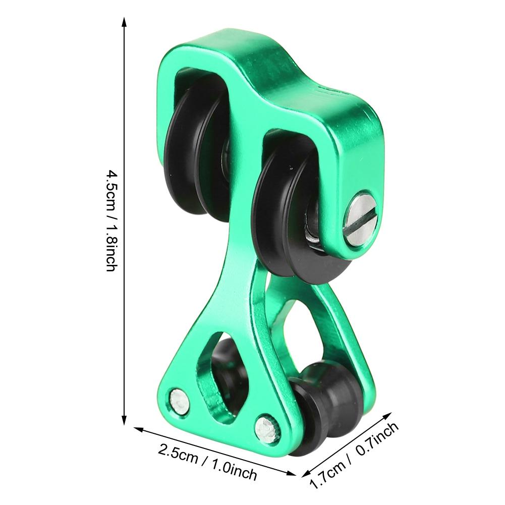 Aluminiumlegierung Bogenschießen Compoundbogen Kabelgleiter Seilteiler Rollgleiter 5