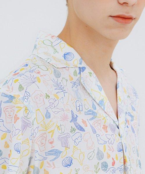 [Sunday Lounge] Men's Dream Drawing Pajama Short Set SMKFAST0041 [Shipped from Korea] 100% Authentic