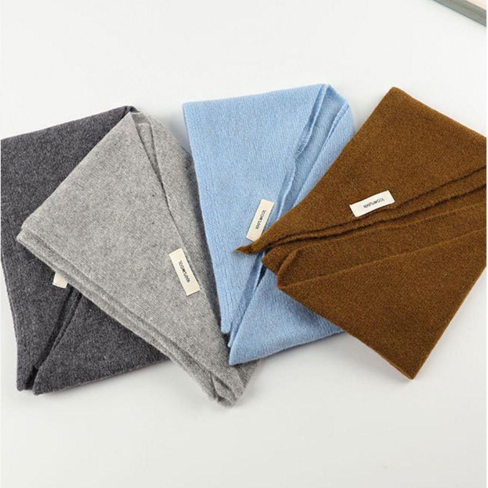 Triangular Wool Headscarf Bohemian Turban Elegant Wraps Scarf Accessories