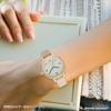 Fieldwork Analog Watch with Moomin Leather Simple Moomin Print Watch Gray Women's Design, Strap, J, MOM021-2