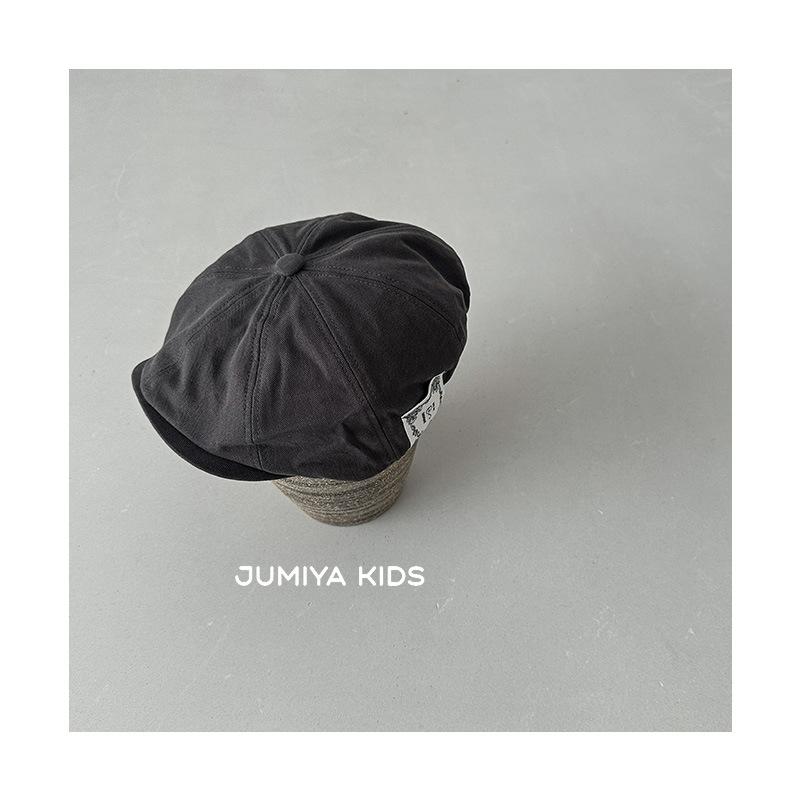 

Spring and Autumn Children s Forward Hat Baby Retro Lazy Matching Fashion Boys Hat Hip Hop Hat one size