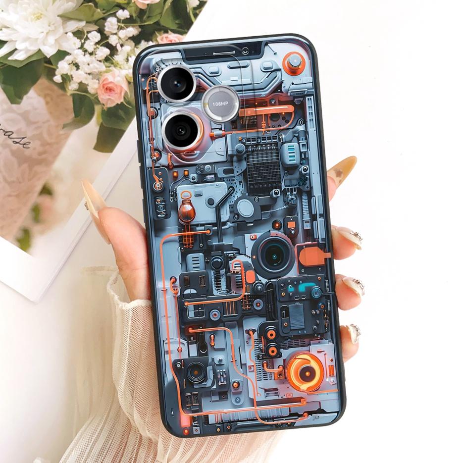 For Honor 600 Lite Case LNA-NX1 Cute Funny Cartoon Cover Shockproof Soft Silicone Case For Honor 500 Smart Honor600 Lite 5G Bags