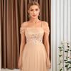 Long sleeve V-neck Sexy Long Sequined Banquet Wedding Wedding Birthday Evening dress Bridesmaid Dress Party Dress
