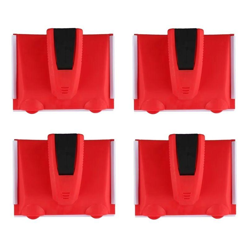 

ABUL-4Pcs Paint Edgertools Set Small Wall Corner Painting Edge Painter With Touch-Up Pad Practical Paintcutting Edge Tool