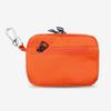 Portable Canvas Earphone Bag Square with Hanging Hook Mini Storage Bag Solid Color Ultralight Travel Coin Purse