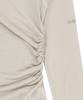 OJOS Asym Shoulder Scarf Long Sleeve / Oatmeal