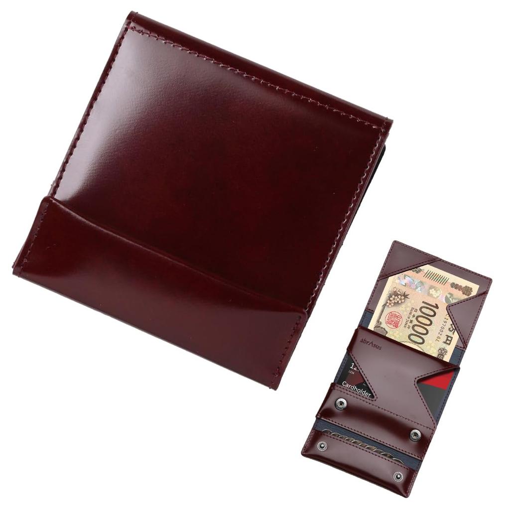 Abrasus Slim Leather Made In Bordeaux Wallet, Japan,