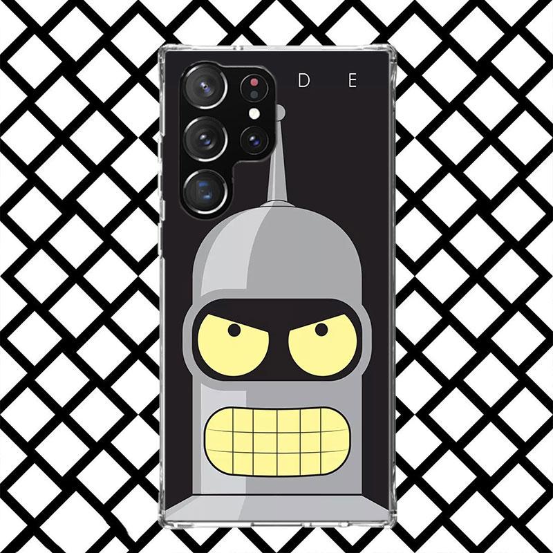 Cartoon F-Futuramas Phone Case for Samsung Galaxy S26 S25 Edge S24 S23 Ultra S22 Plus S21 FE S20 + Soft Cover Print Fundas Galax