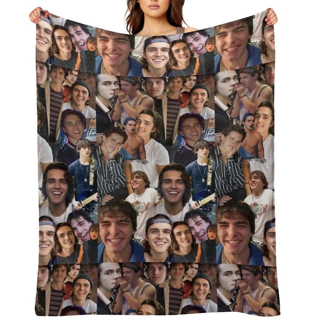 Charlie Gillespie Photo Collage Throw Blanket Fashion Sofas Extra Large Throw Cute Nap Blankets