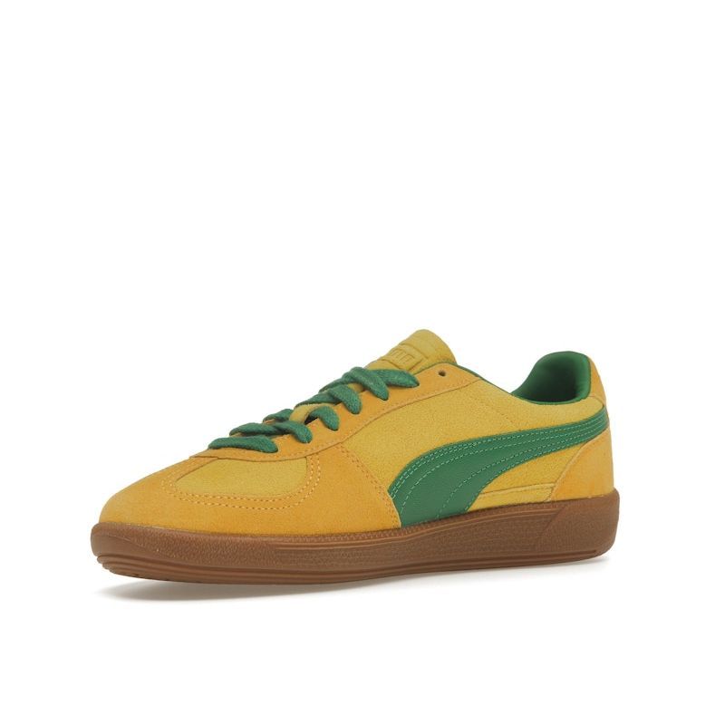 Puma Palermo Pelé Yellow Archive Green Unisex Sneakers Yellow-Sizzle 396463-12