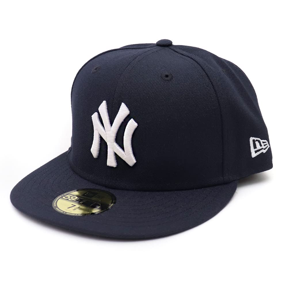 

New Era 59FIFTY New York Yankees 70331909 Size 7 New York Yankees Logo Baseball Navy 3/8 (58.7cm) Cap, [Used]