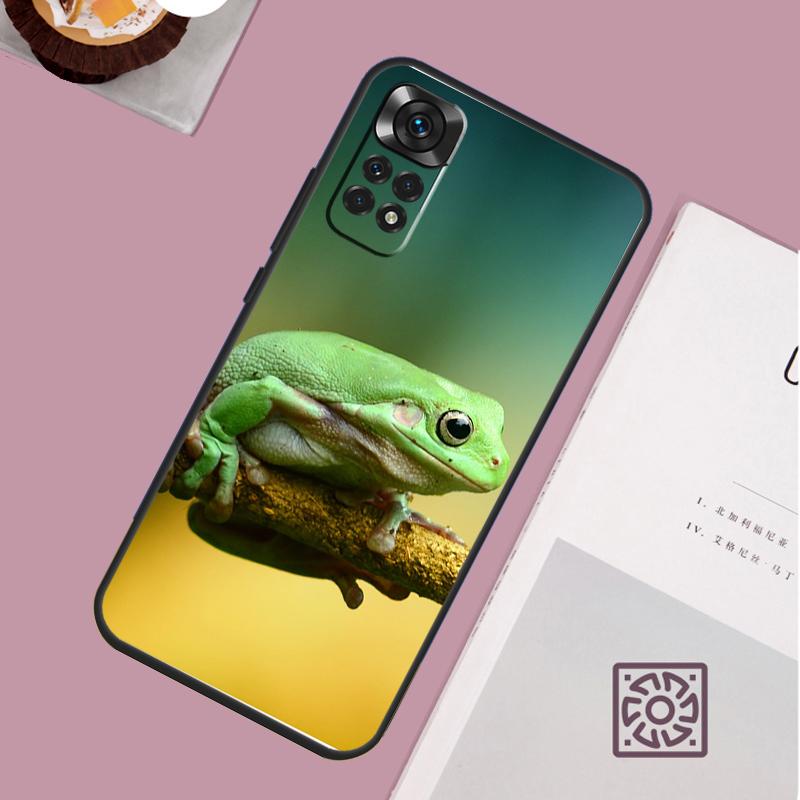Green Frog Wildlife Case For Xiaomi Redmi Note 14 13 12 11 15 Pro Plus Redmi 15 13 10 10C 12C 13C 14C 15C Cover