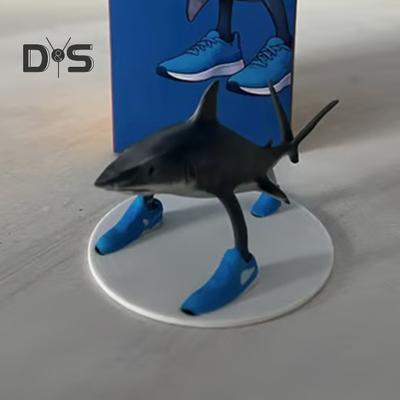 Cartoon Action Figure Resin Shark Elephant Monkey Cup Statue Sculpture Home Office Desktop Decoration Ornament Collectible Gift