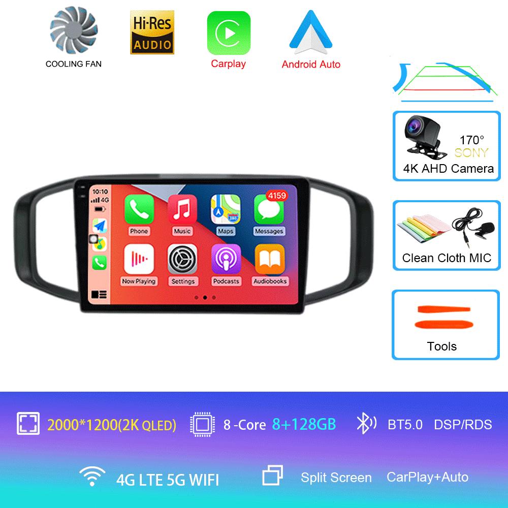 For Morris Garages MG3 2017 2018 2019 QLED 4G Wifi DSP Android 14 Car Radio Multimedia Video Player GPS Navigation Carplay