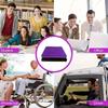 Gel Seat Cushion Summer Breathable Honeycomb Design For Pressure Relief Back Tailbone Pain for Home Office Wheelchair Chair Cars