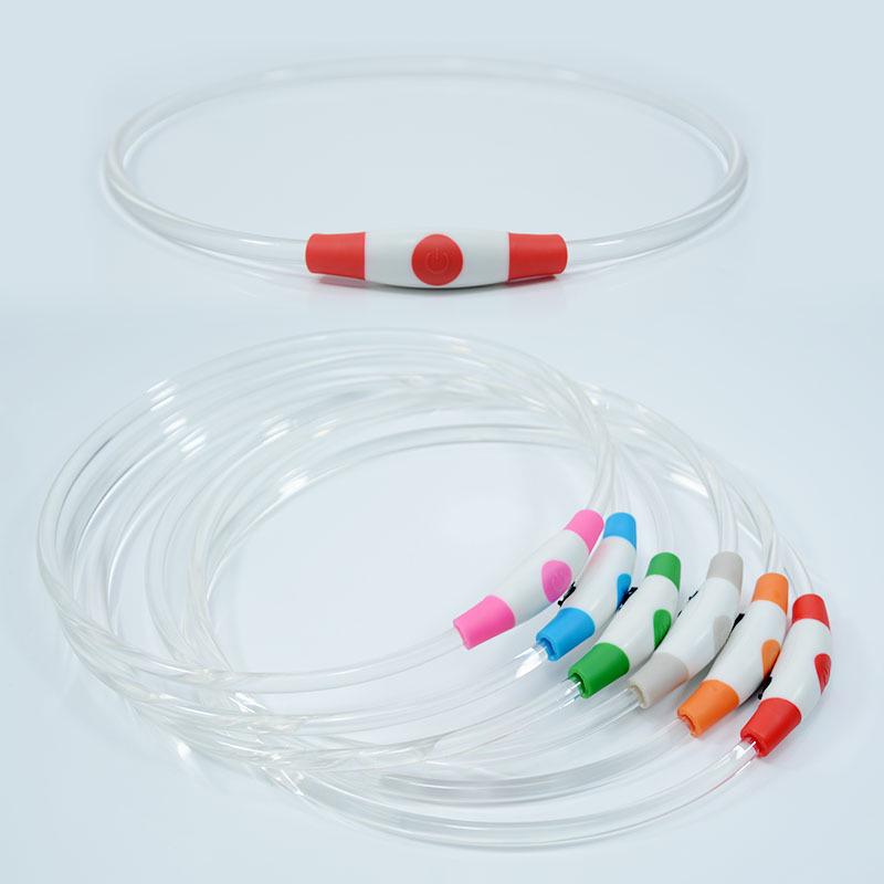 Waterproof LED Luminous Dog Collar with Type-C Charging