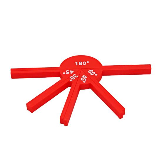 2/5Pcs Geometric Ornaments Teaching Auxiliary Props 30-45-60-180 Degrees Improve Skills Science Education Cognition Teaching Model