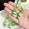 Mini Lonely Frog Keychain Off Single Cheats Funny Cartoon Pendant Girlfriend Gift Trumpet Ornament