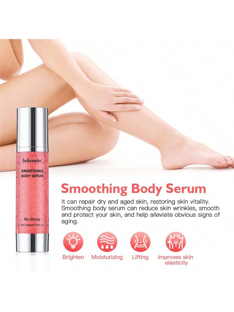 1Pc 100ml SMOOTHING BODY SERUM. Moisturize And Hydrate The Skin. Make The Skin Smoother And Fairer