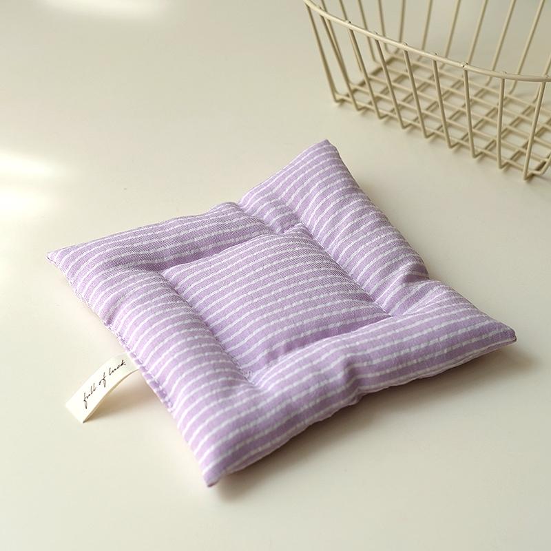 Handgefertigt Gestreift Baumwolle Untersetzer Tuch Isolierpad Tischsets Platzsets Heimdekoration Küchenzubehör Für Tassen Teller