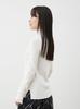 Mira Owen Turtleneck Rib Knit Pullover 09WNT254309 WHT 0