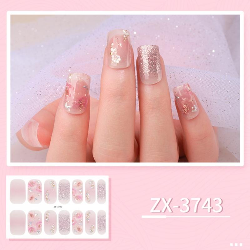 14 Pezzi Wrap per Unghie Strisce per Unghie da Donna Adesivo per Unghie Adesivo Gel per Unghie Adesivo Manicure per Unghie delle Dita