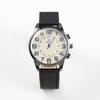 Fashion Business Belt Simple Men'S Watch Men'S Casual Retro Digital Dial Student Quartz Watch