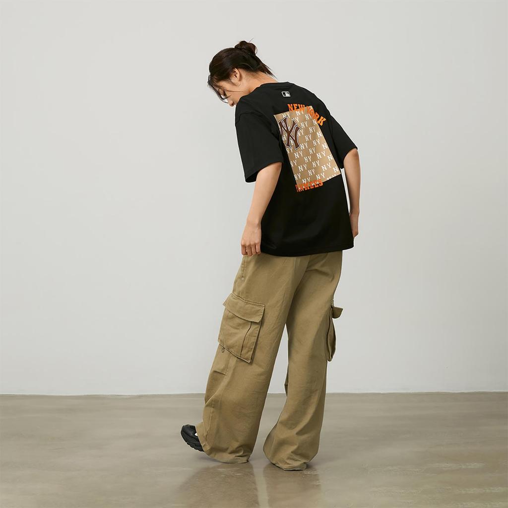 MLB MONOGRAM SS24 T Shirt Unisex Black (Unisex) T-Shirts 3ATSM0443 50BKS