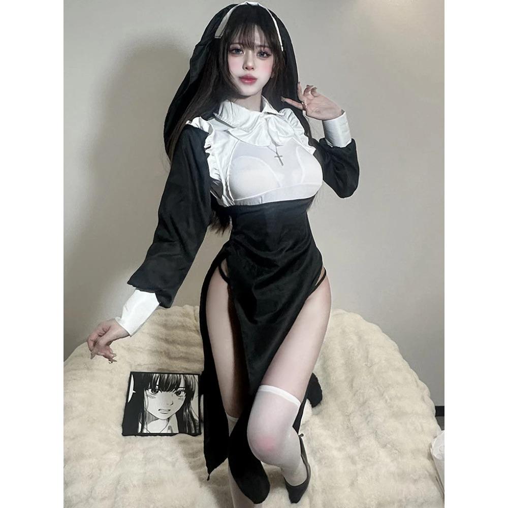 Role Playing Anime Games Cosplay Sexy Costumes for Women Lingerie Bodysuit Bathing Suit Open Crotch Costumes Nurse Bodysuit Girl