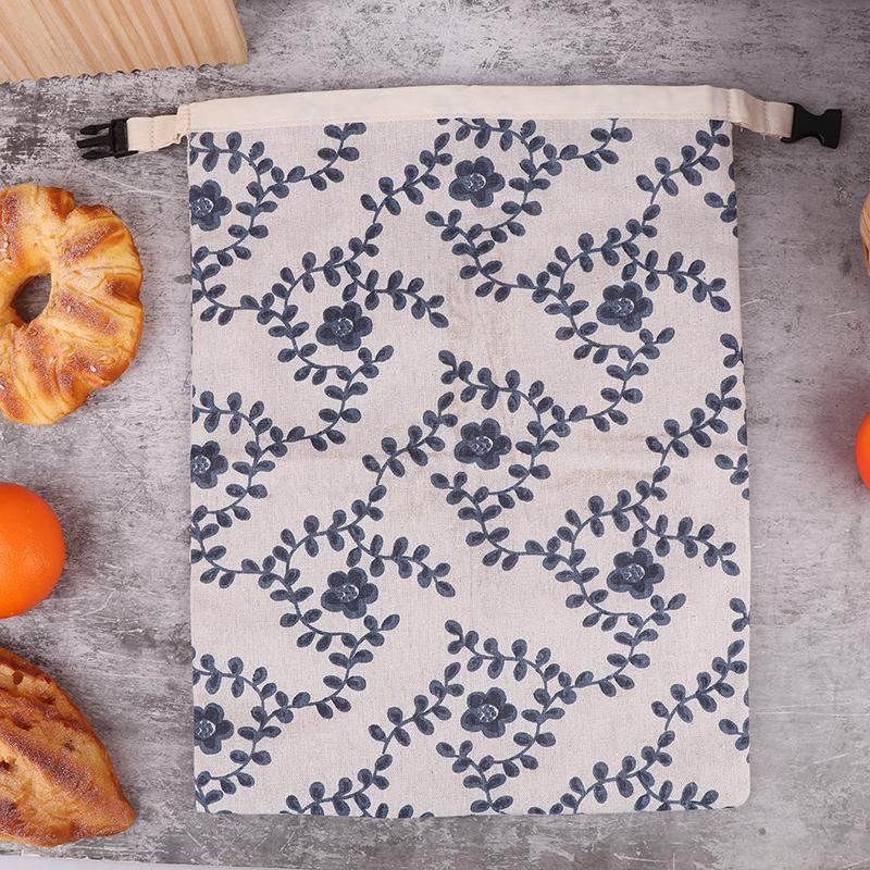 Včelí vosk Lněný Sáček na Chléb Pro Domácí Chléb Ekologické Sáčky na Skladování Potravin Opakovaně Použitelné Sáčky na Chléb