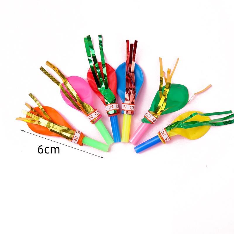 48Pz Palloncino con Filo d'Oro Fischiettante Giocattolo Regalo Festa di Compleanno Bambini Riempimento Pignatta Giorno dei Bambini di Pasqua Decorazione Regalo Festa di Carnevale
