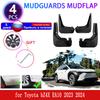 For Toyota bZ4X EA10 Subaru Solterra  2024 Mudguards Mudflaps Fender Mud Flap Splash Guards Auto Cover Wheel Accessories