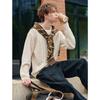 Navigare Men's 2025 Autumn/Winter Round Neck Cable Knit Sweater