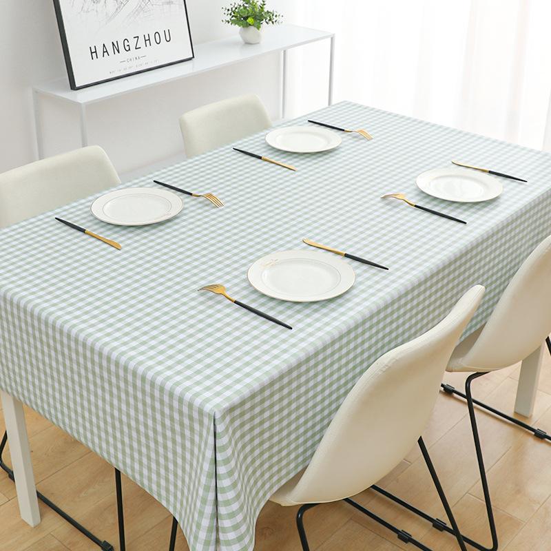 Pvc Tablecloth Waterproof And Oil-Proof Leave-In Desk Wind Student Rectangular Dining Table Tablecloth Coffee Table Mat