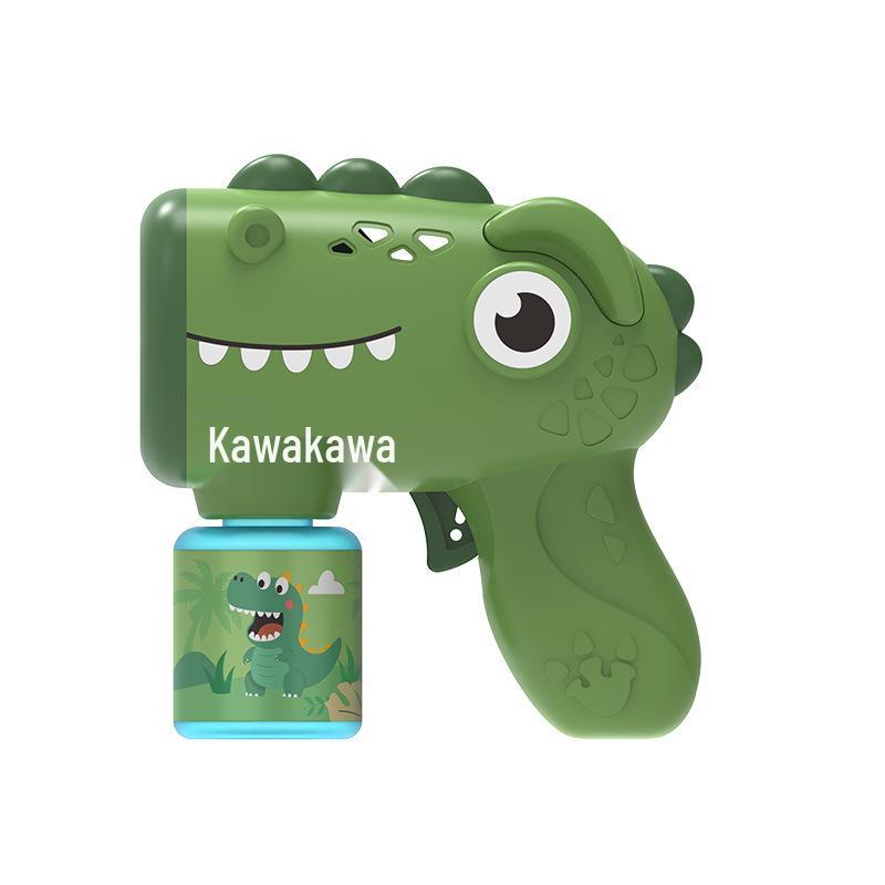 Dinosaur Automatic Bubble Machine - Leak-Free Electric Handheld Bubble Gun Toy for Kids