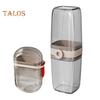 Travel Soap Case with Toothbrush Box Leakproof Easy To Clean Bathroom Soap Container with Lid Portable Bar Soap Holder