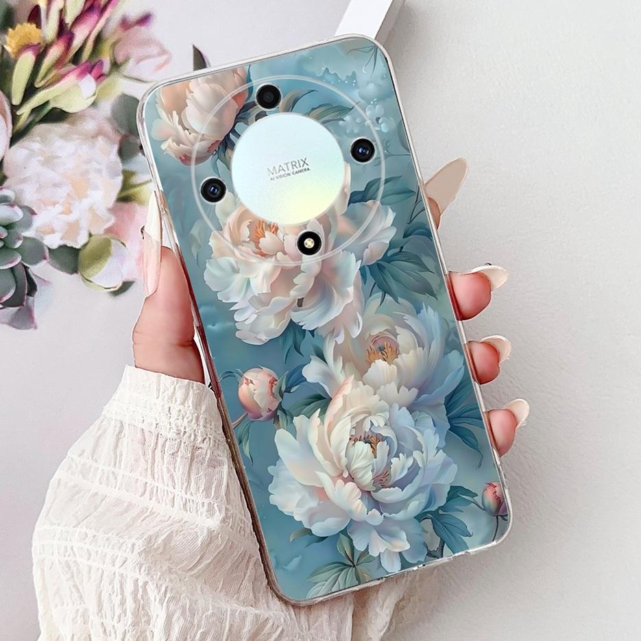 For Honor X9a Case Magic5 Lite Popular Luxury Painted Cover Soft Slim Phone Case For Honor Magic 5 Lite HonorX9a Back Cover Bags