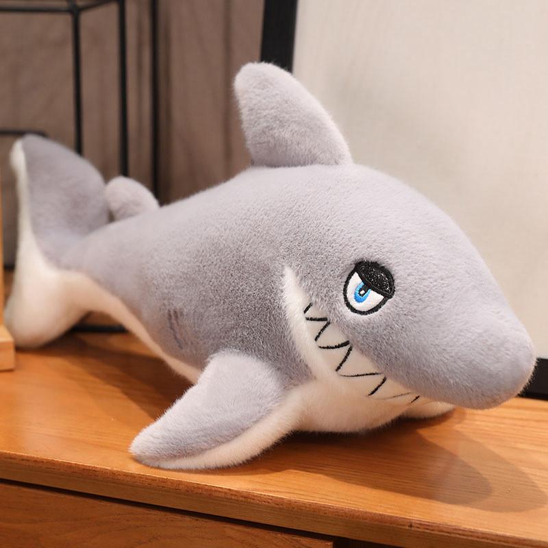 Realistic Megalodon Shark Plush Toy Soft And Huggable Ocean Animal Doll Museum Souvenir For Kids