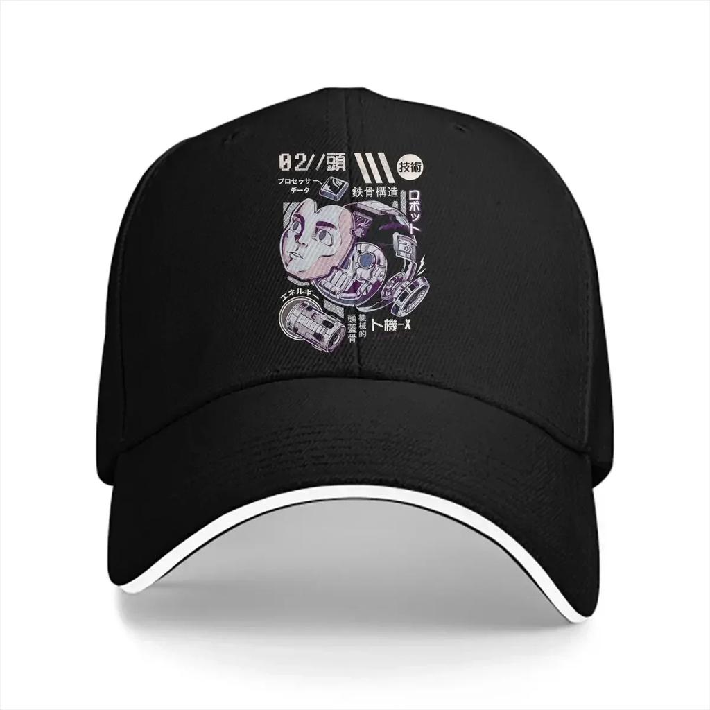 Washed Mens Baseball Cap Inside the Head Trucker Snapback Caps Dad Hat Super Metroid Golf Hats