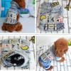 Beliebtes Haustier kleiner Hund Hundekleidung Jeansweste Jacke Frühling Sommer Herbst Winter