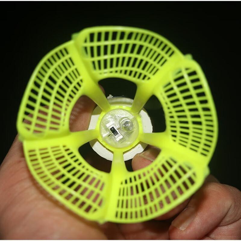 WEZHO Luminous LED Wind-Resistant Nylon Badminton Shuttlecocks (12-Pack)