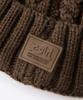 [X-girl] KNIT CASQUETTE Cap for Women, BROWN