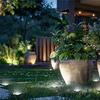 5PCS 8LED Super Bright Solar Buried Light, Outdoor IP44 Waterproof, Automatic Closing and Opening, Warm Light, White Light
