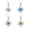GemChic Women's Trendy Sweet Four Leaf Clover Pendant Necklace Ladies Exquisite Versatile Chain Birthday Christmas Jewelry Gift