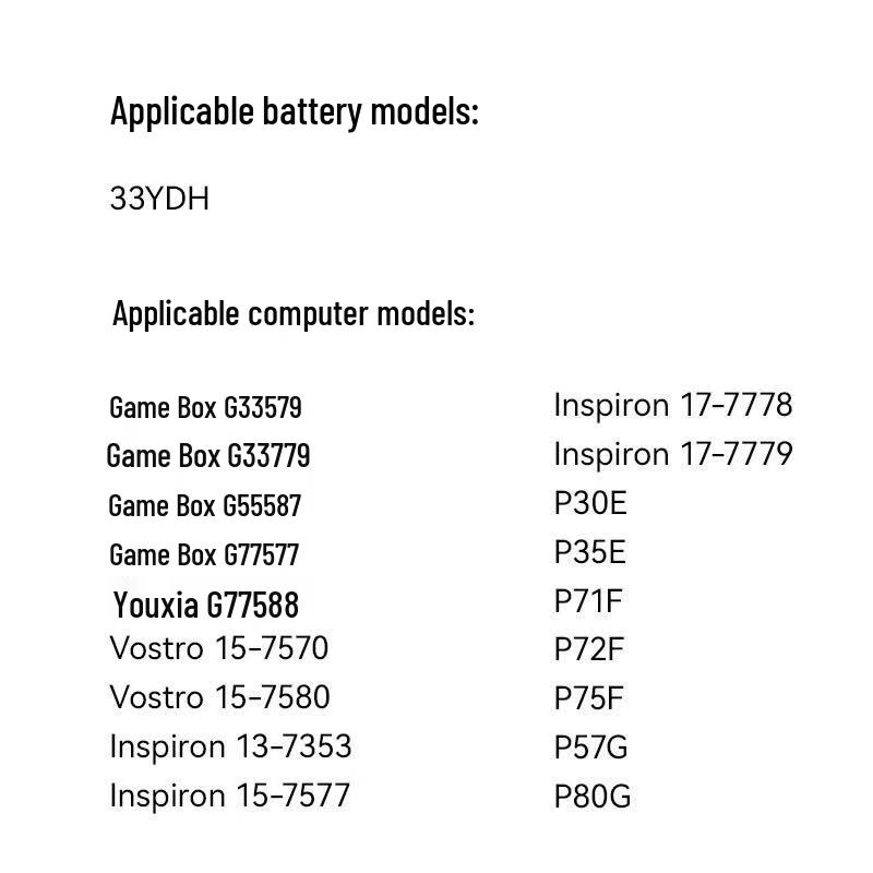 Green Giant Replacement Laptop Battery for Dell G15 Series