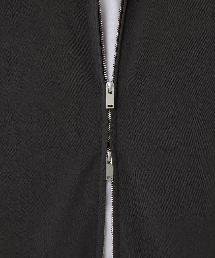 Musinsa Standard High-Neck Minimal Blouson Jacket [Gunmetal]