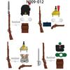 The N009-N012 Swiss Grenadier Dutch Dragoon Spanish Cuirasier Italian Light Infantry Model Blocks MOC Bricks Set Gifts Toys