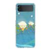 Transparent Phone Case For Samsung Galaxy Z Flip 3 4 5 6 7 Hard Folding PC Z Flip3 Flip4 Cover Funny Duck